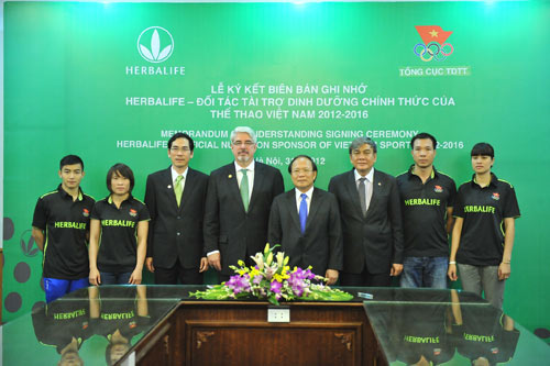 Công ty Herbalife nhà tài trợ dinh dưỡng thể thao Việt Nam
