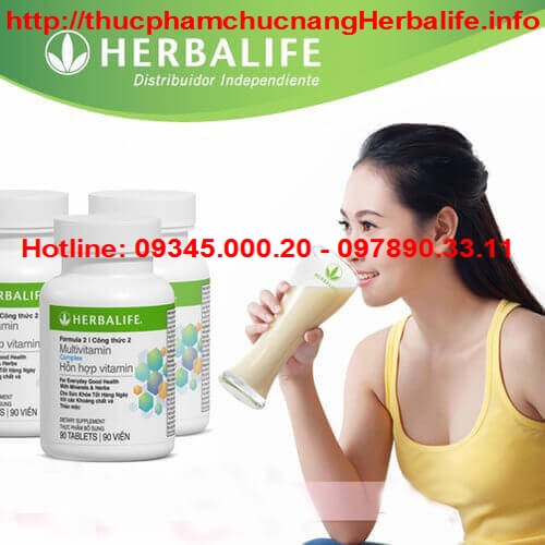 Multivitamin F2 Herbalife, hỗn hợp dinh dưỡng vitamin F2