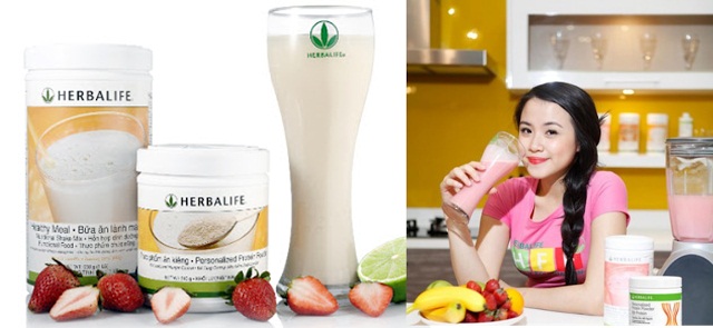 Uống sữa Herbalife mỗi ngày hỗ trợ giảm cân rất tốt